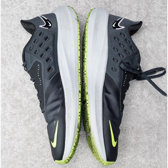 Nike Air Zoom Pegasus 39 Shield Black Green Running Shoes Mens 11 DO7625-002 - Picture 4 of 16